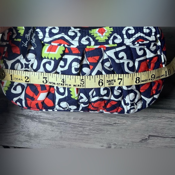 Vera Bradley Vibrant Sun Valley Small Crossbody Purse Handbag zip closure - Picture 4 of 8